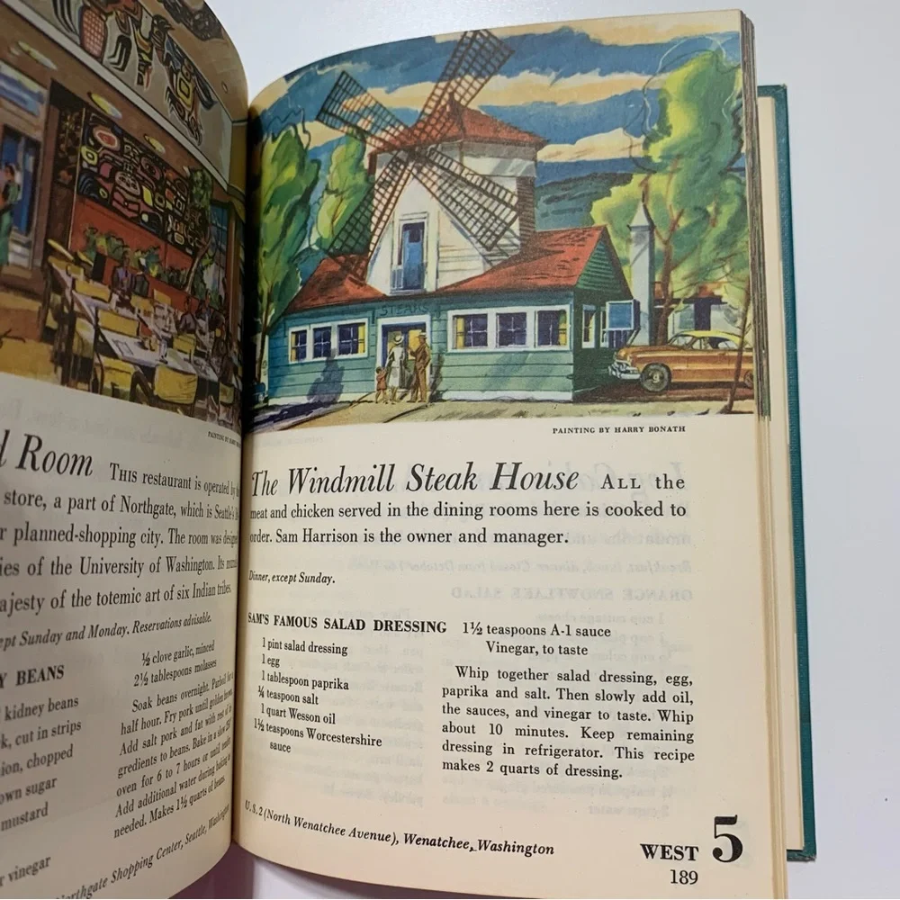 1954 The 2nd Ford Treasury of Favorite Recipes from Famous Eating Places Book